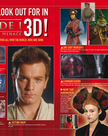 Things To Look Out For In Star Wars Episode I The Phantom Menace 3d Wookieepedia Fandom If there's anything really disappointing about episode i, it's not being able to line up for episode 2 tomorrow. the phantom menace 3d