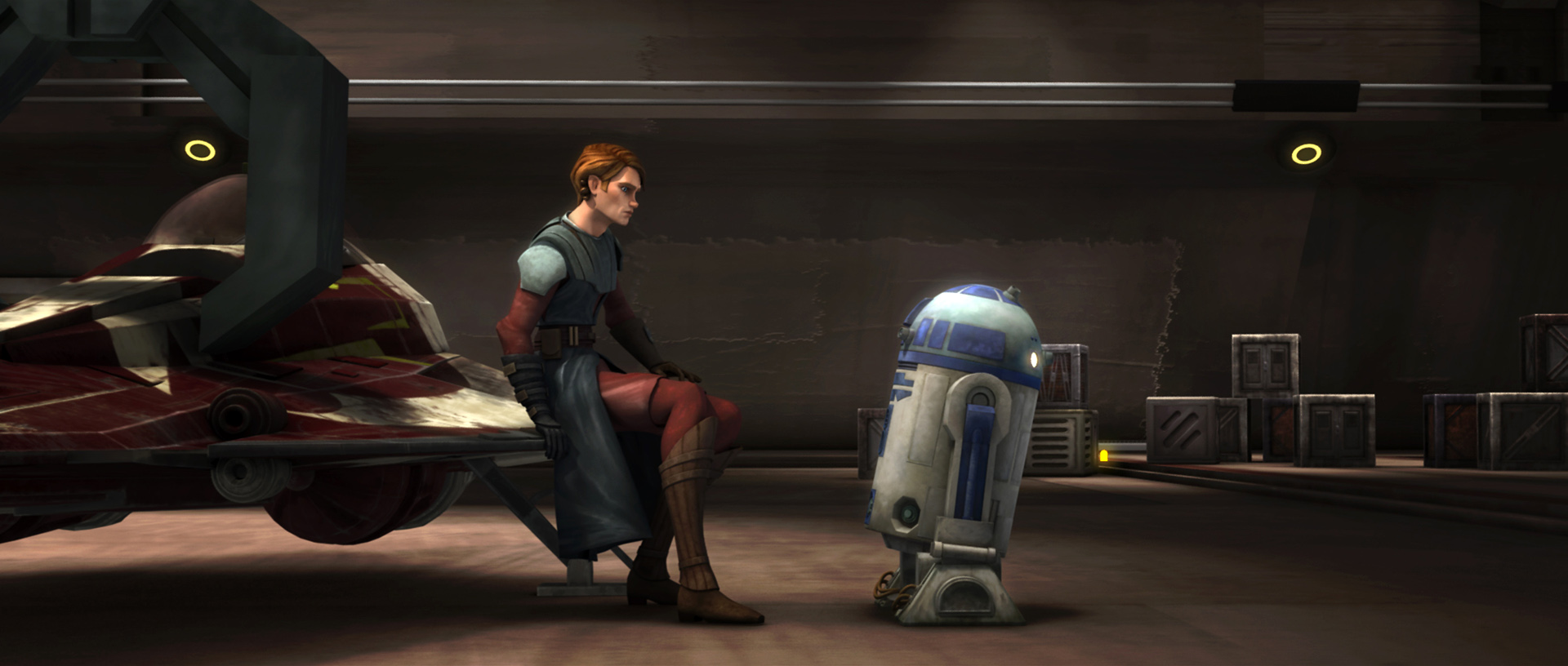 Skywalker maintained a strong bond of friendship with his astromech droid, R2-D2.