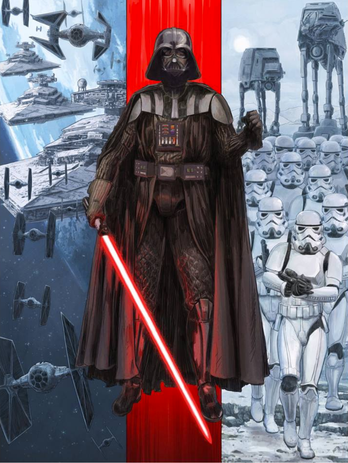 Effectively the Commander-in-Chief, Darth Vader was the informal head of the Imperial Military through the power granted to him by the Emperor and thus was part of the Joint Chiefs.