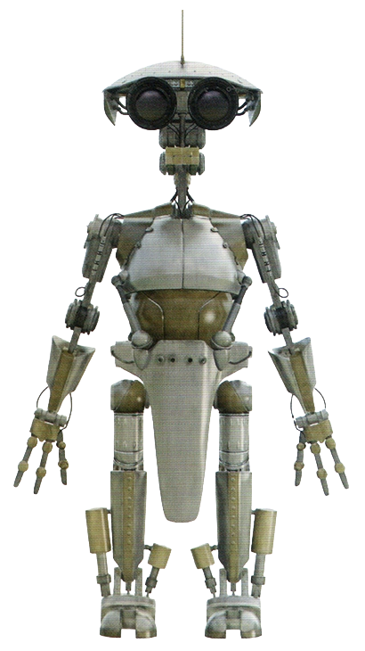 An SP-4 analysis droid used in the Jedi Temple Analysis Rooms