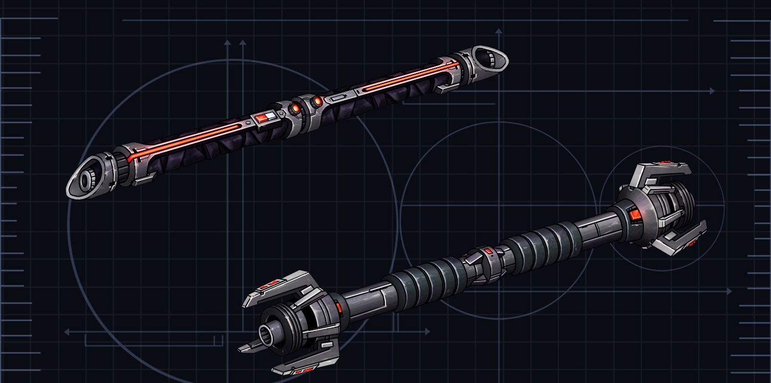 A collection of Sith Doublesabers.