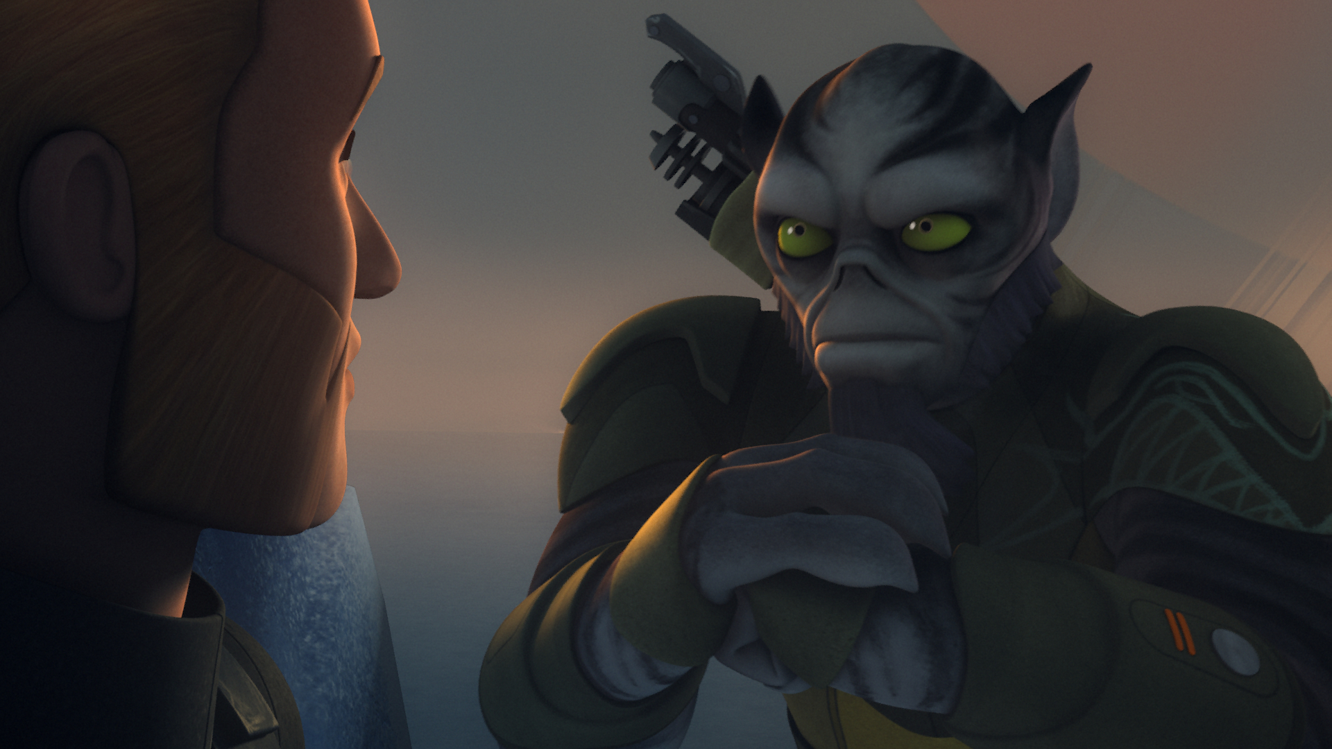 Kallus developed an unlikely friendship with Zeb