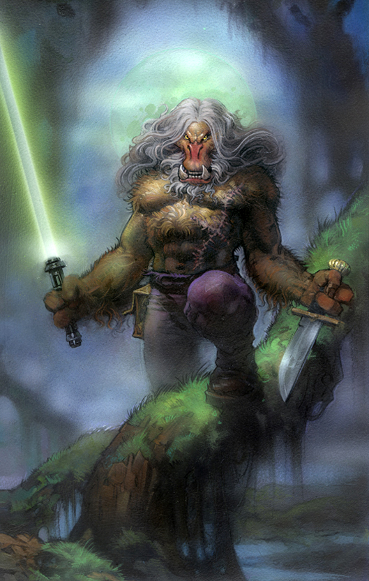 K'Kruhk, powerful Jedi and fierce warrior