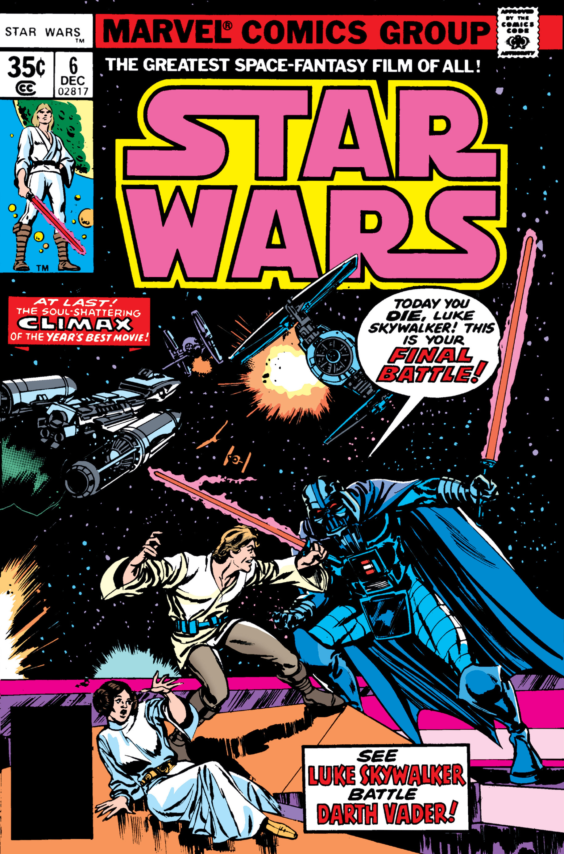 Star Wars (1977) 6 appearance in Common Appearance