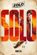 Han Solo character teaser poster