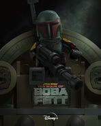 Star Wars The Book of Boba Fett LEGO poster