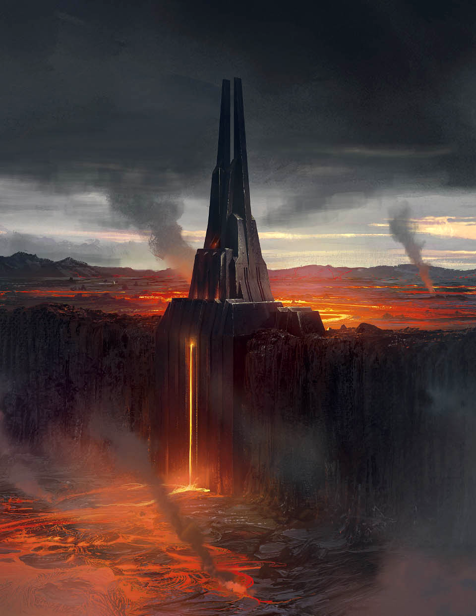 The Sith cave was created as part of the backstory for Fortress Vader.