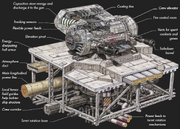 DBY-827 heavy turbolaser turret cross-section