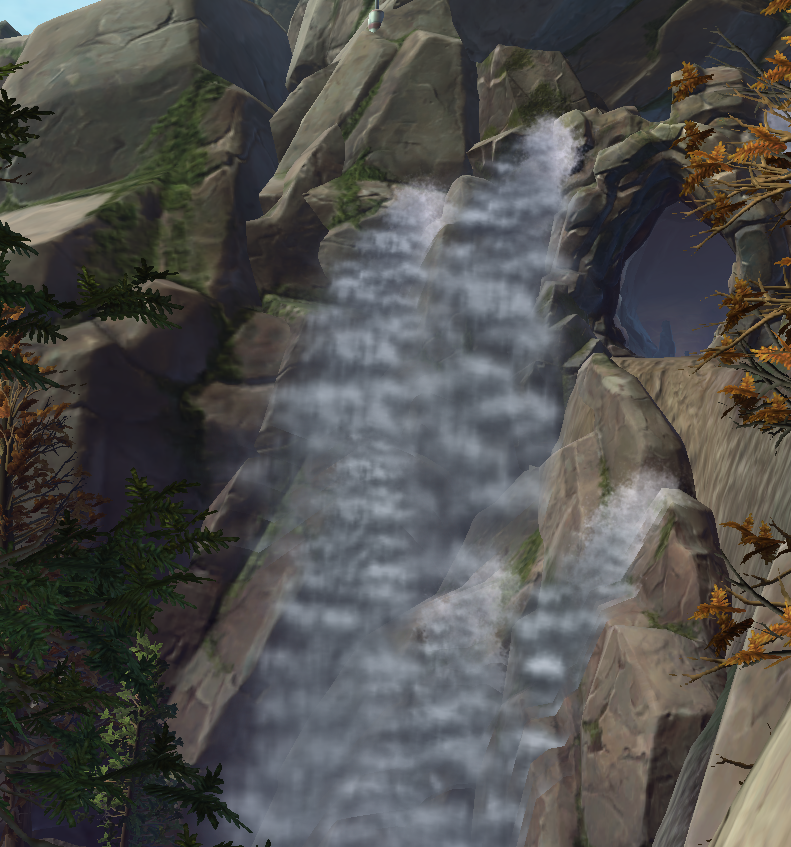 Forbidden Falls appearance 