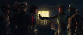 Gerrera speaks to the Bad Batch