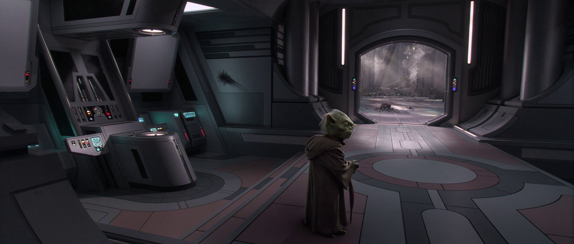 Jedi Temple central security station appearance in Common Appearance