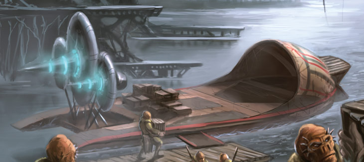 Pongeeta-class swamp speeder appearance in Common Appearance