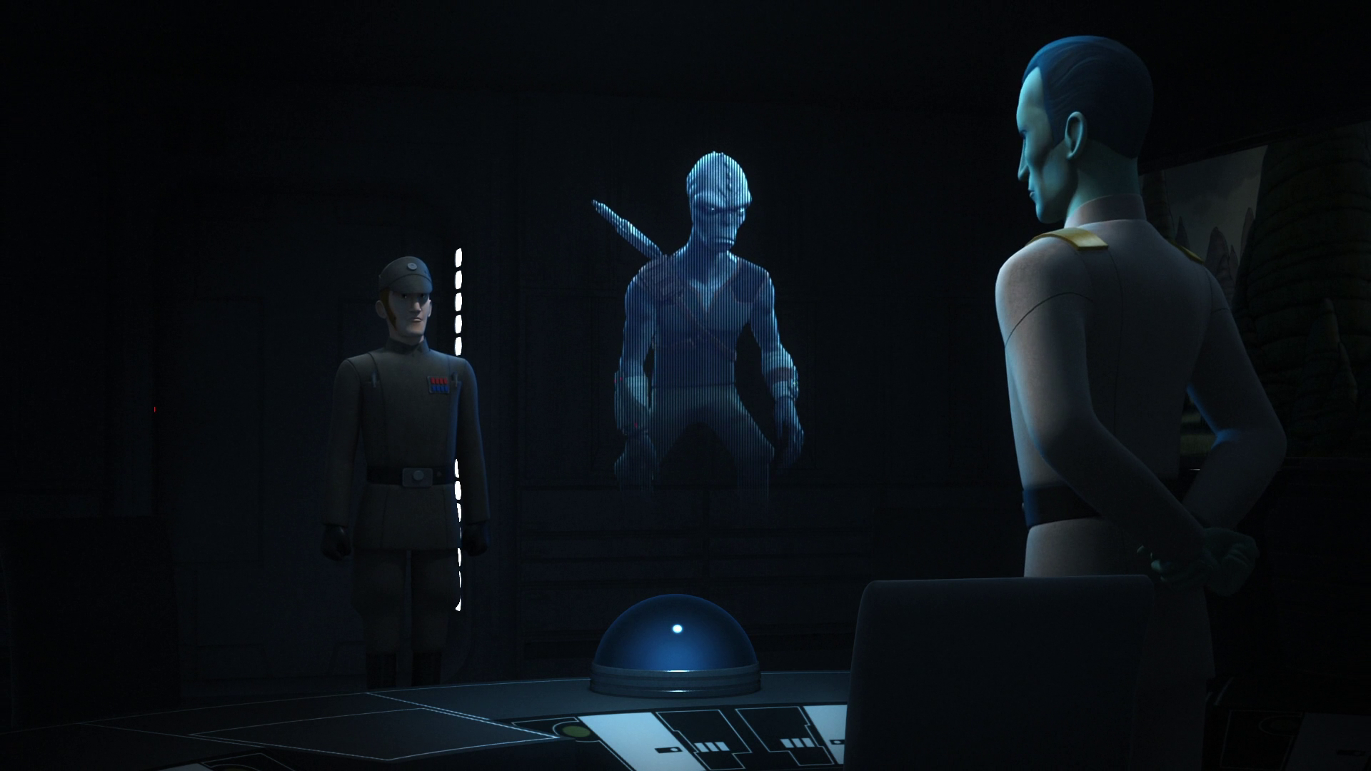 Thrawn orders Rukh to capture any surviving rebel pilots.