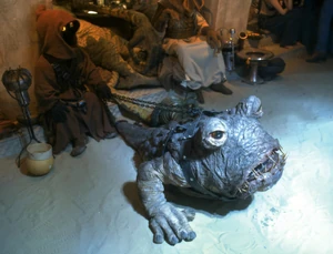 Buboicullaar acted as Jabba's guard dog.