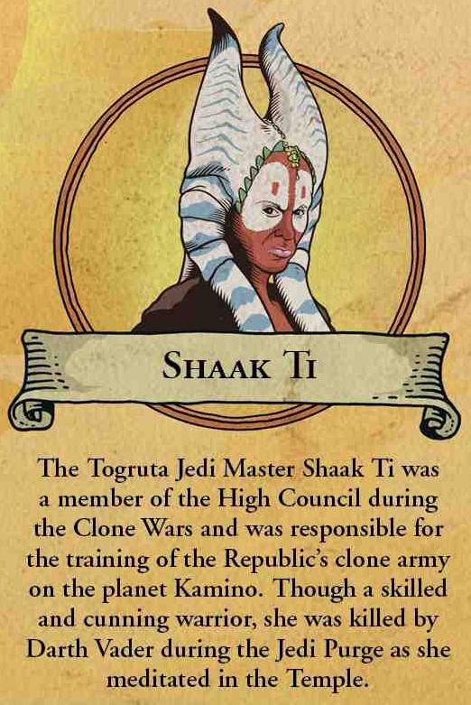 Shaak Ti's canonical fate was confirmed in Star Wars: Galactic Atlas