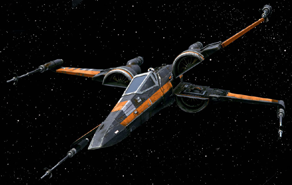 Dameron's T-70 X-wing fighter, Black One