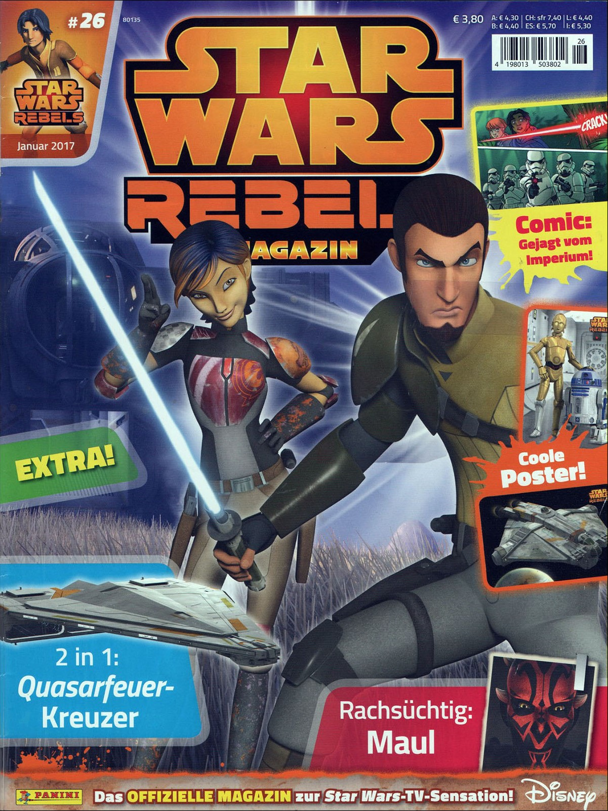 Star Wars Rebels Magazine 26 appearance in Common Appearance