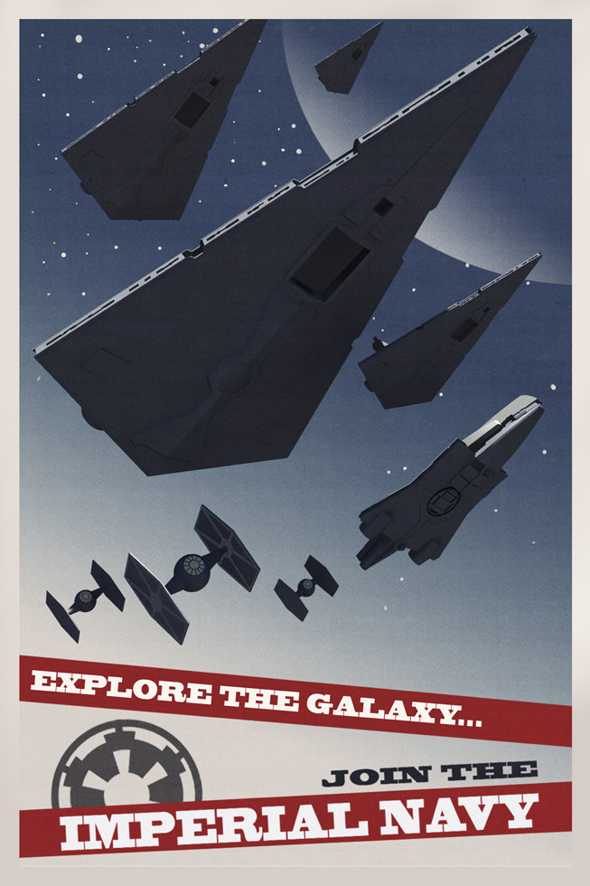 One of many Imperial Navy recruitment posters.