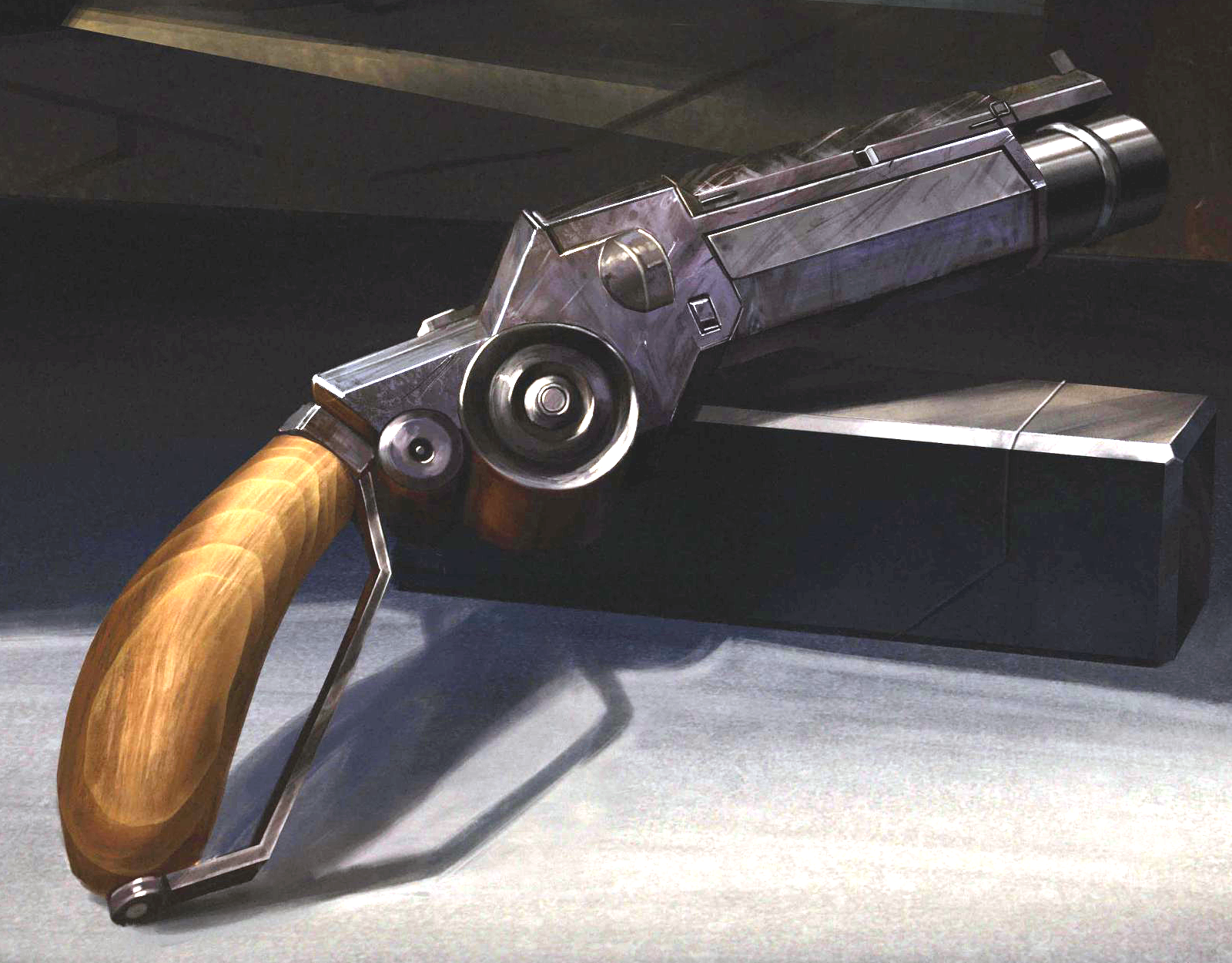 Donderbus blaster pistol appearance 