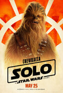 Chewbacca character poster