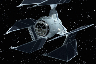 Tie fighter prototype top