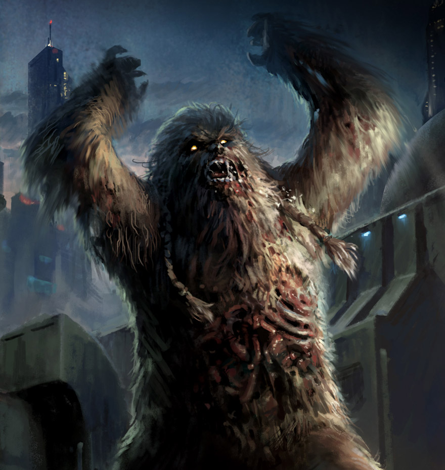 An infected Wookiee