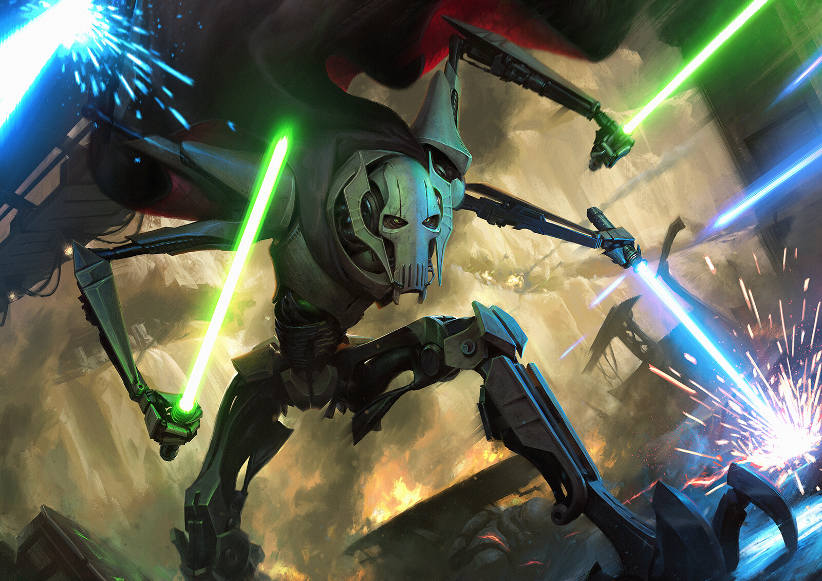 The cybernetic warlord Grievous