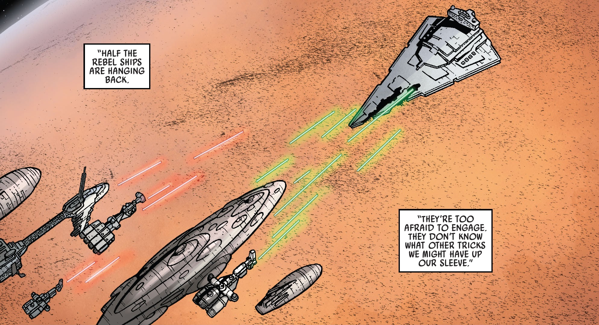 The Tarkin's Will is attacked during the Battle of Panisia, where the entire rebel fleet gathered to defeat Zahra once and for all.