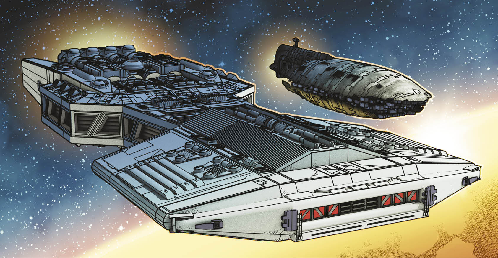 First Order Light Cruiser appearance 
