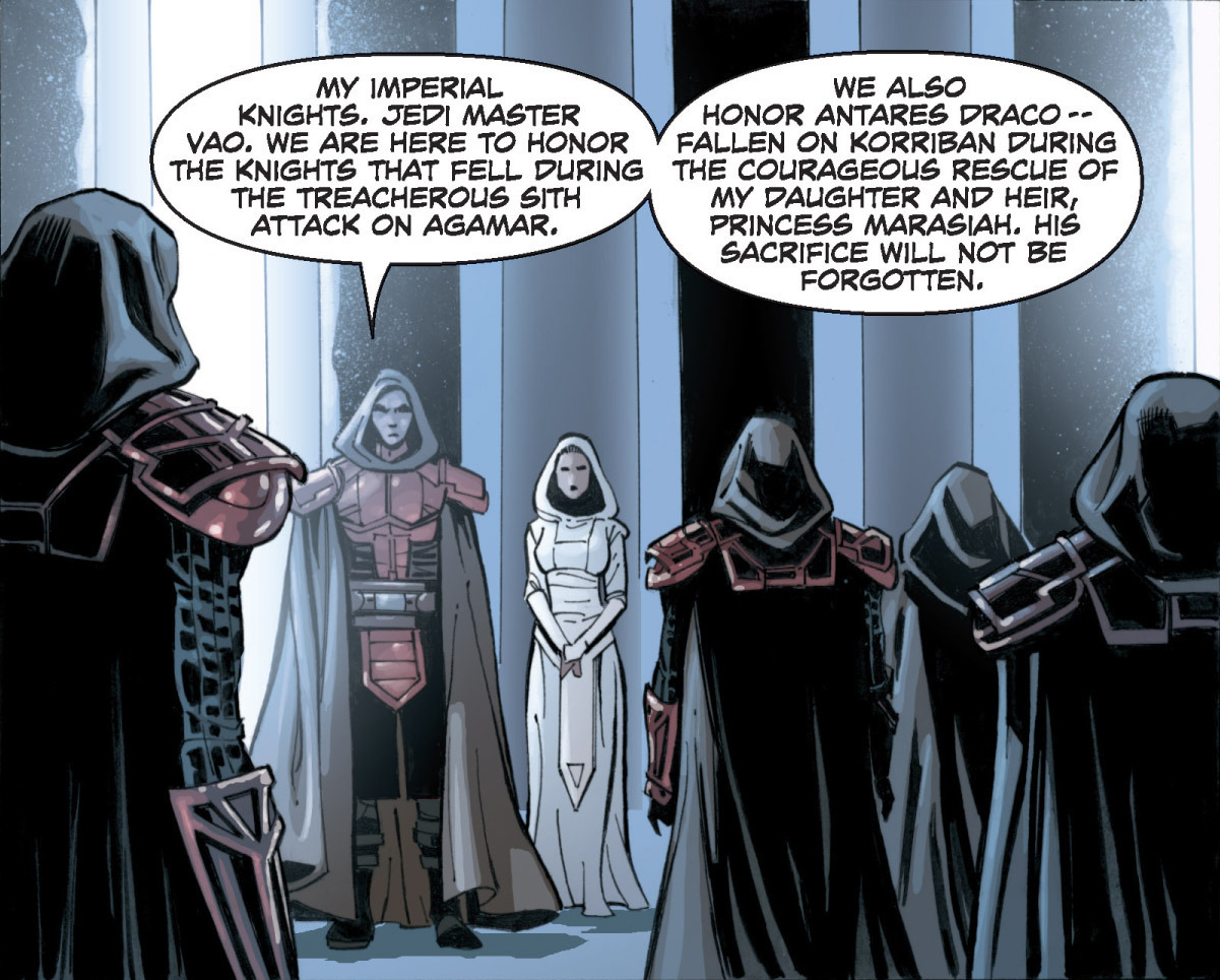 Imperial Knight remembrance ceremony appearance 