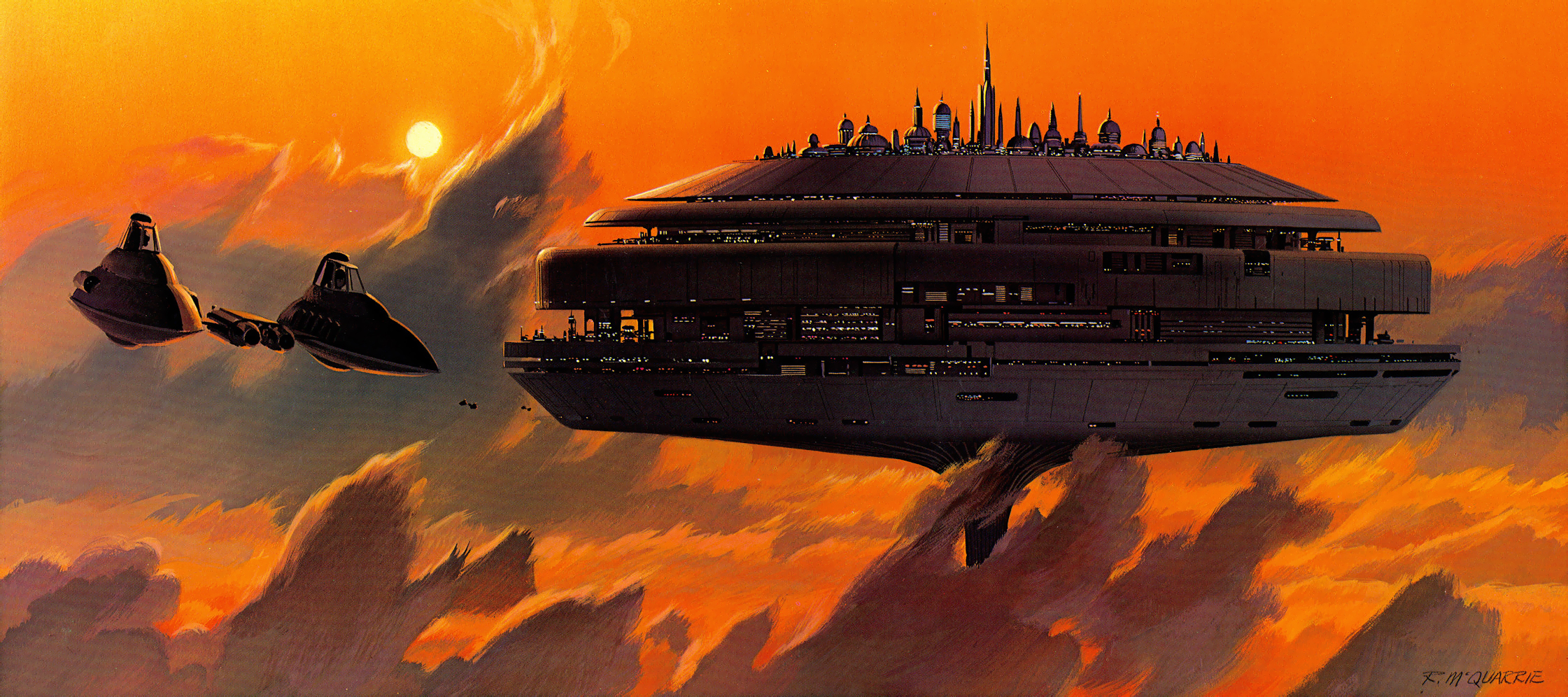 Concept art by Ralph McQuarrie.