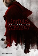 Luke Skywalker teaser poster, posted by Mark Hamill on social media
