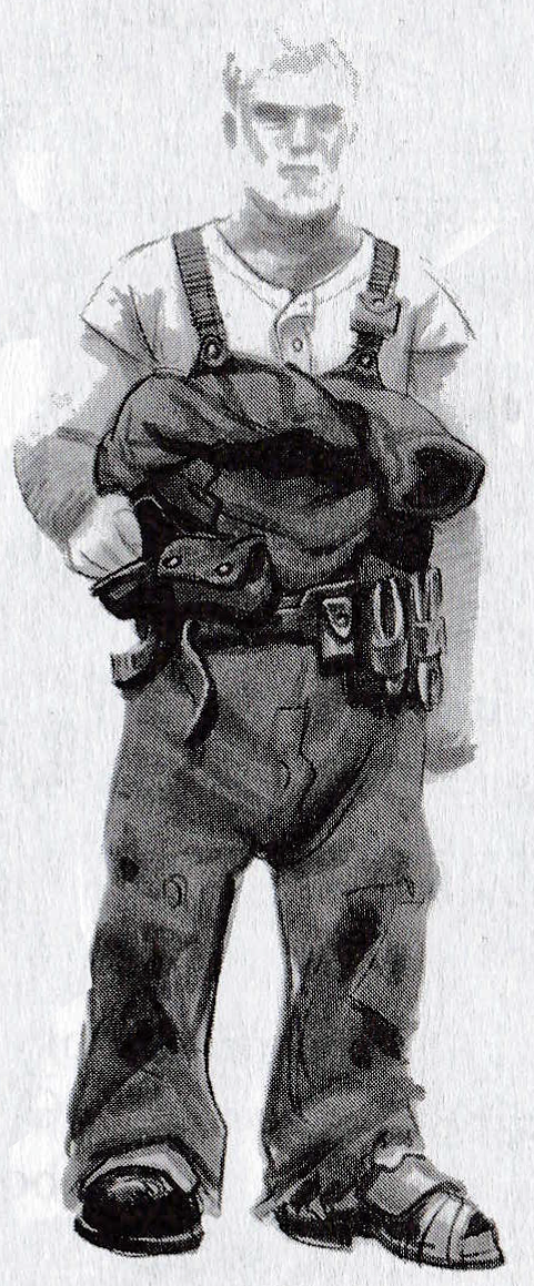 Concept art of Morgan Katarn from Dark Forces II Jedi Knight.