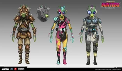 Cosmetic design by R. Burt[7]