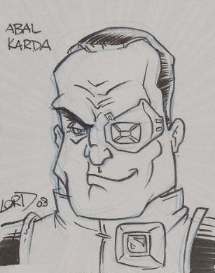 Abal Karda as an officer of the Empire