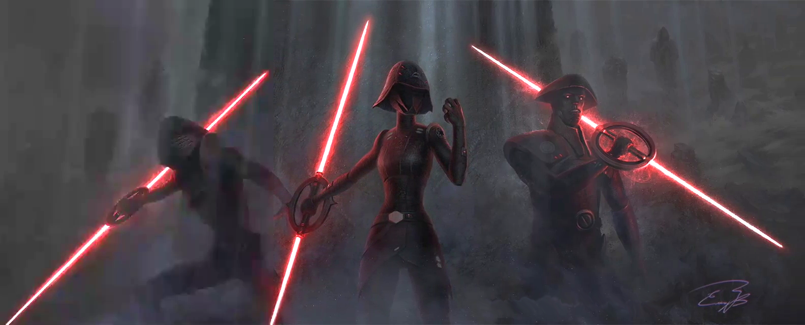 Inquisitors were fallen Jedi who hunted their former brethren as agents of the Sith and the Galactic Empire.