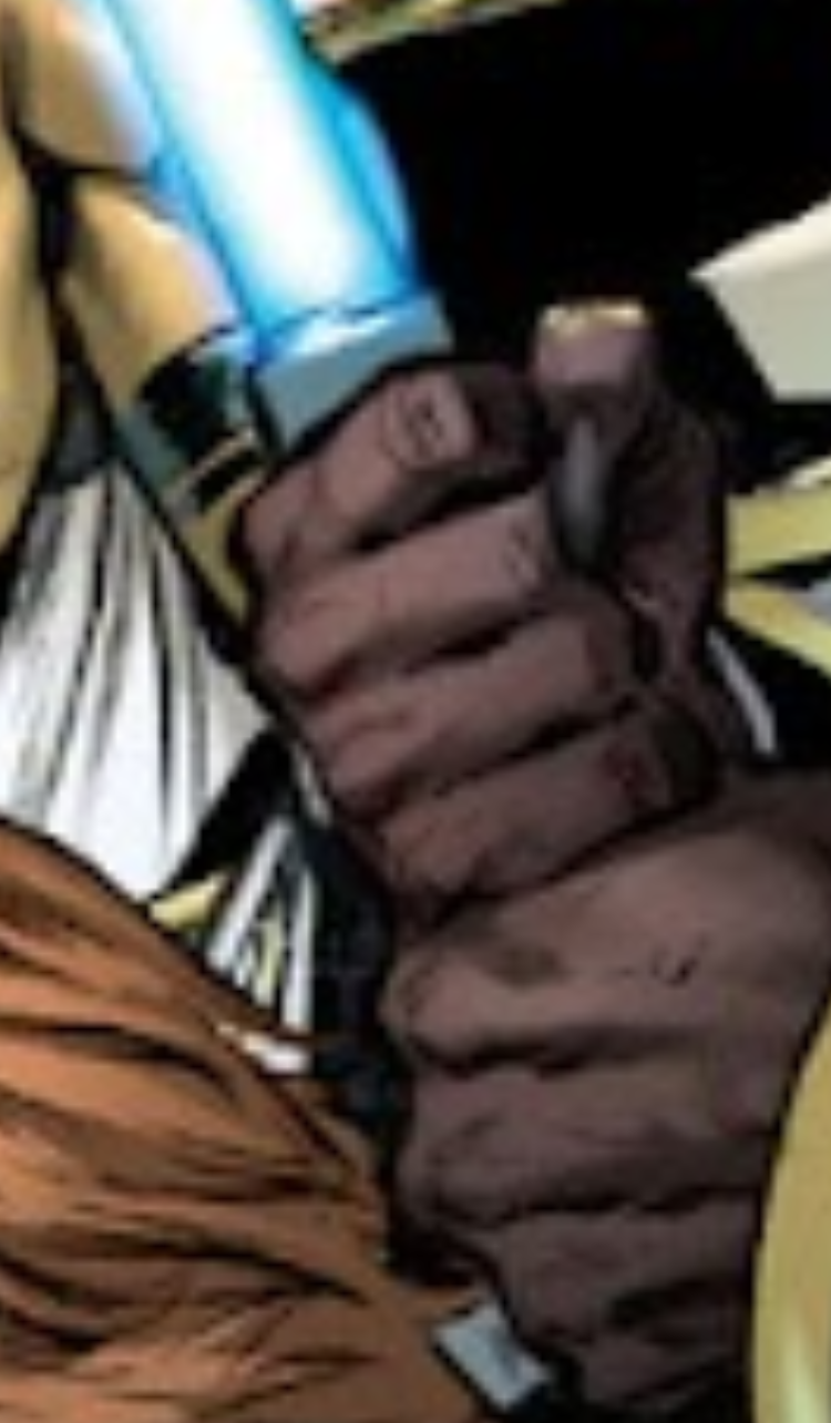 Pra-Tre Veter's lightsaber appearance 