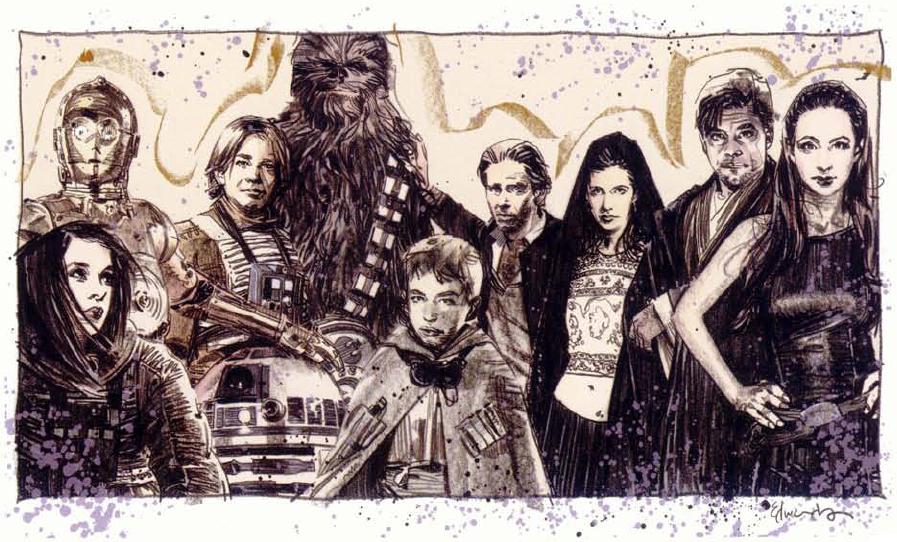 The Solo and Skywalker family in the Yuuzhan Vong War