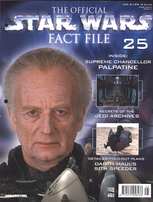 The Official Star Wars Fact File 25 appearance in Common Appearance