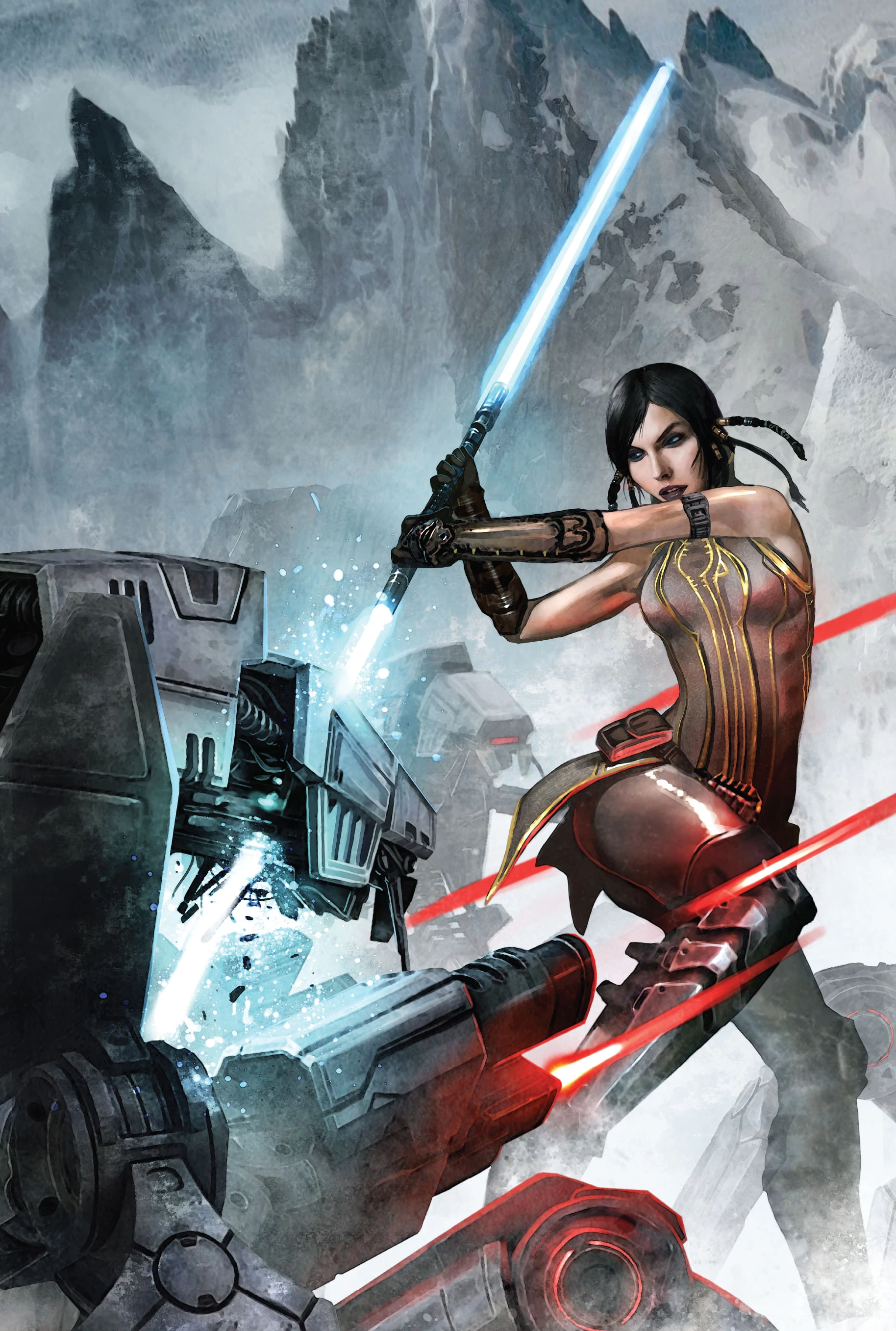 kotor double bladed lightsaber