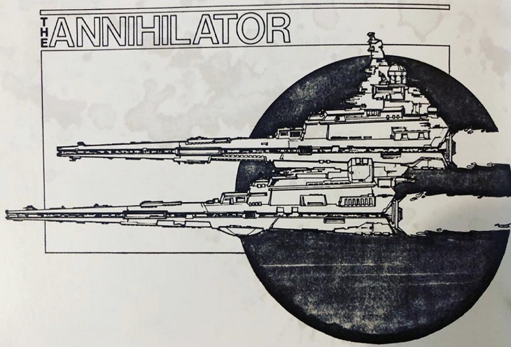 Annihilator (starship) appearance in Common Appearance