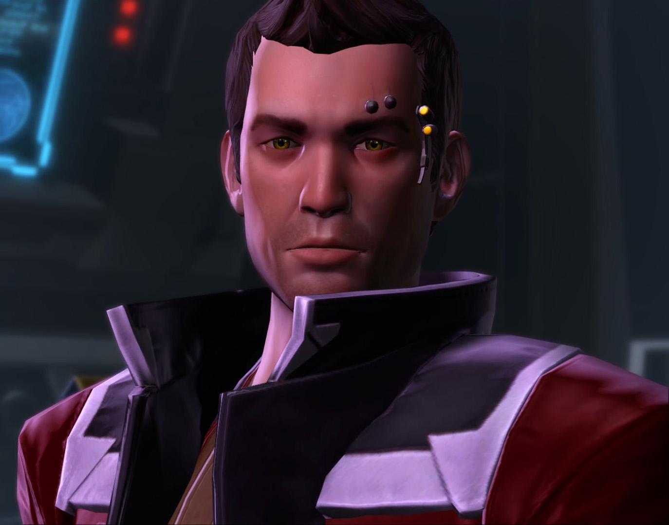 Theron Shan informs the Commander about the events on Iokath.