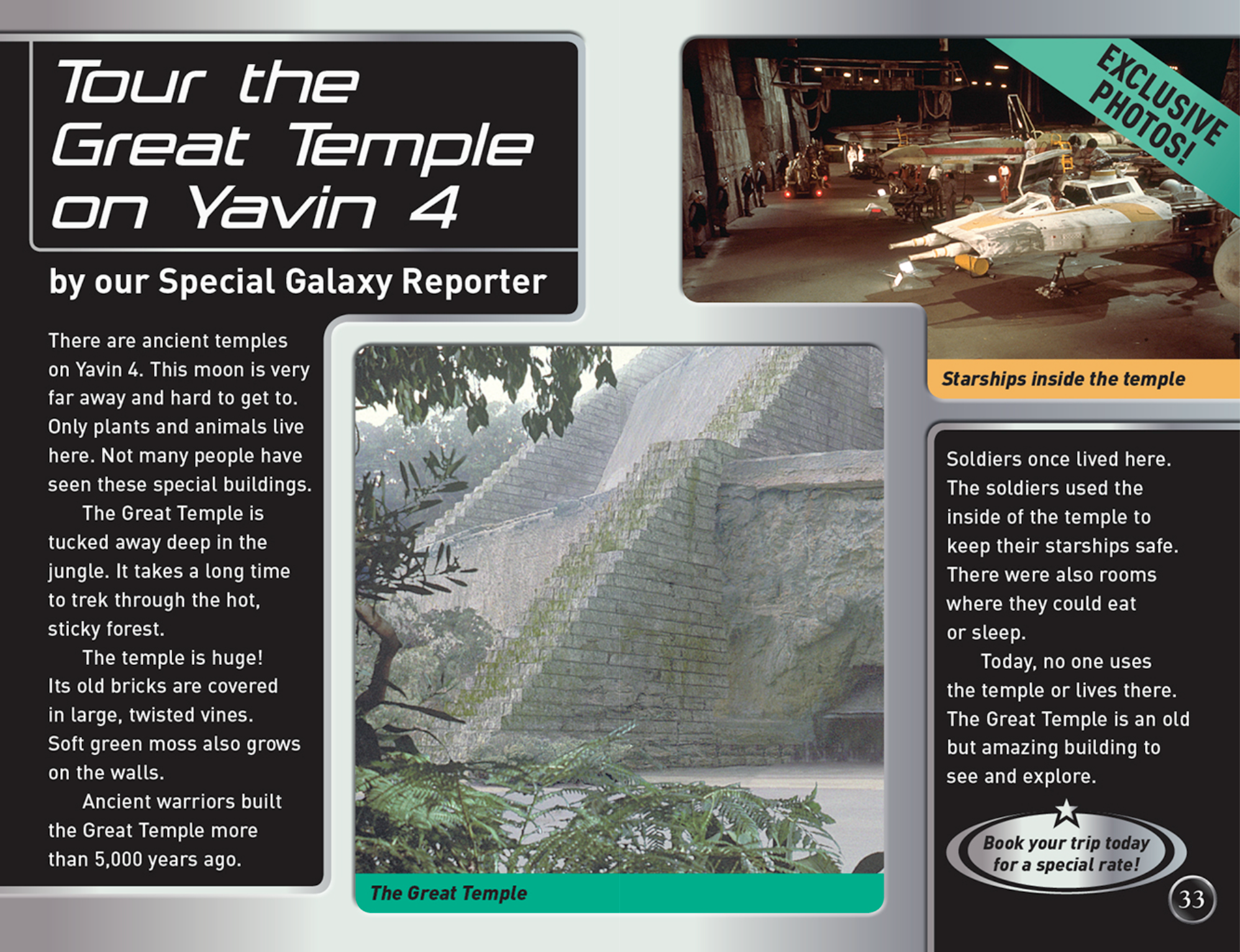 Tour the Great Temple on Yavin 4 appearance in Common Appearance