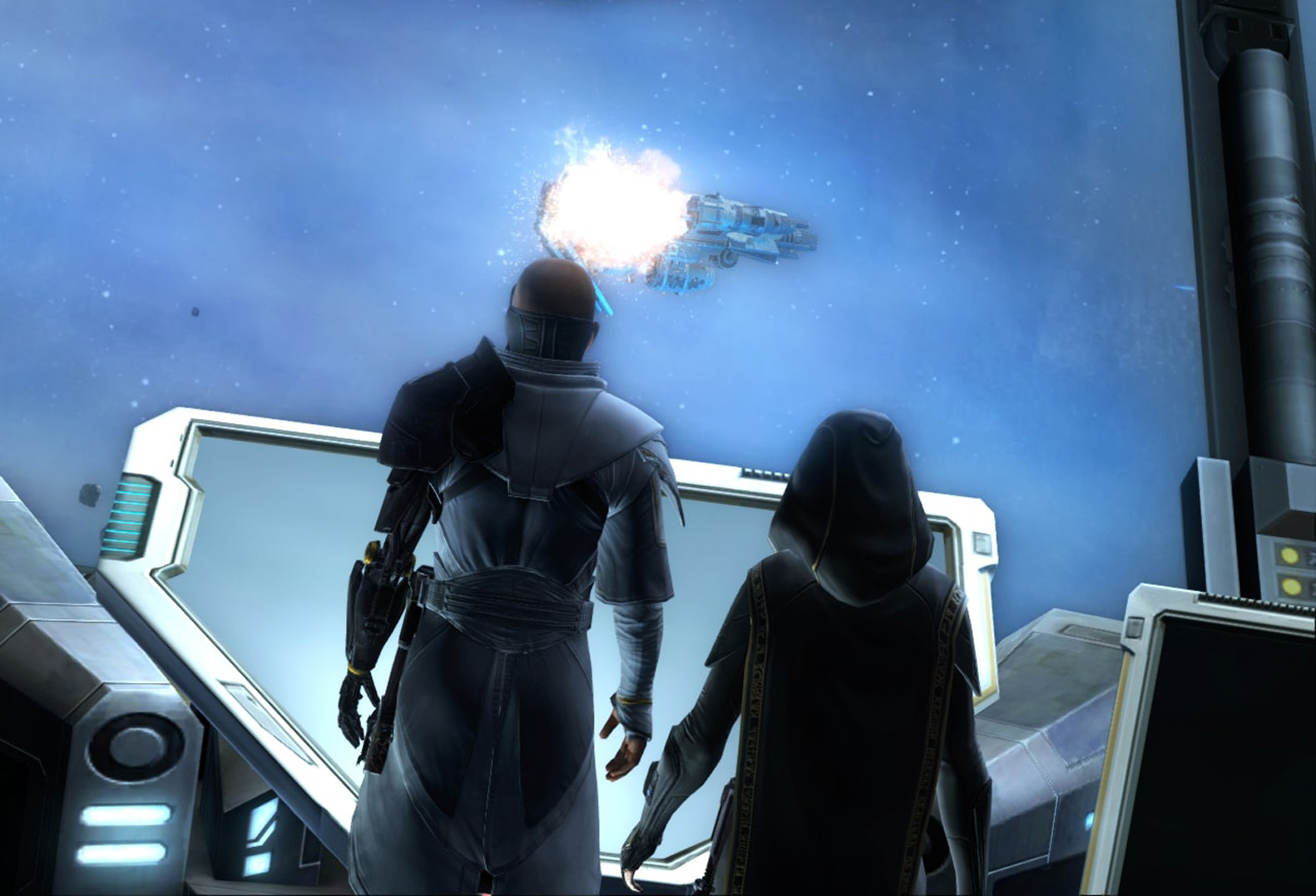 Arcann's forces fail to capture the Gravestone.