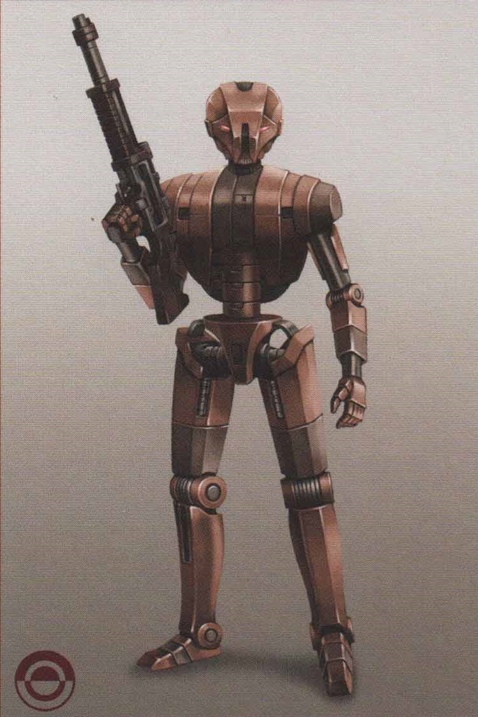 HK-model gladiator droid appearance in Common Appearance