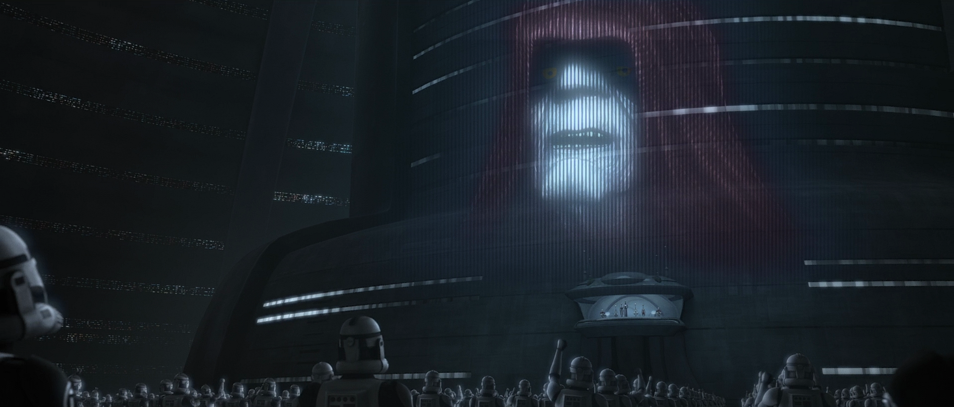 Palpatine declared himself Emperor of the new Galactic Empire.