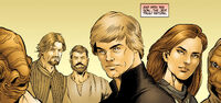 Horn seen as part of a thriving New Jedi Order in a vision to  during the Great Jedi Purge