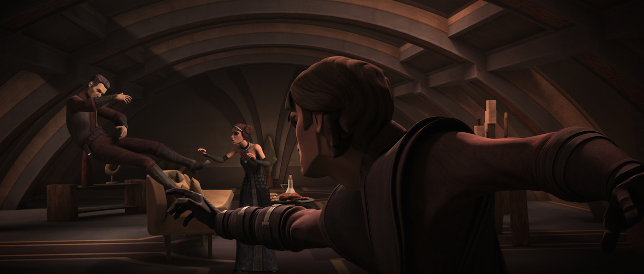 An altercation with Rush Clovis caused Amidala to doubt her relationship with Anakin.