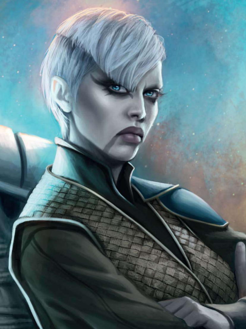 After leaving the Jedi and Sith behind, Asajj Ventress became a bounty hunter.