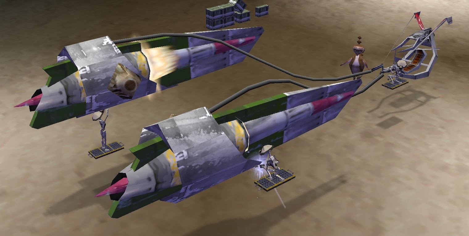 The Irateq RQ 550C Dart, "Bullseye" Navior's Podracer